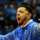 Jeff Capel as Pitt plays against North Carolina on Wednesday, Feb. 1, 2023 in Chapel Hill. (Mitchell Northam / Pittsburgh Sports Now)