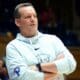 Pitt women's basketball coach Lance White watches his team play against Duke on Feb. 2, 2023 in Durham, N.C. (Mitchell Northam / Pittsburgh Sports Now)