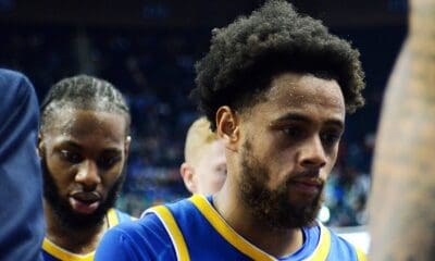 Nelly Cummings as Pitt faces Duke in the ACC Tournament quarterfinals in Greensboro, N.C. on March 9, 2023. (Mitchell Northam / Pittsburgh Sports Now)