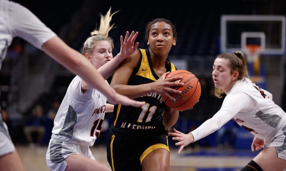 Pitt women's basketball first-year guard and former North Allegheny star Jasmine Timmerson