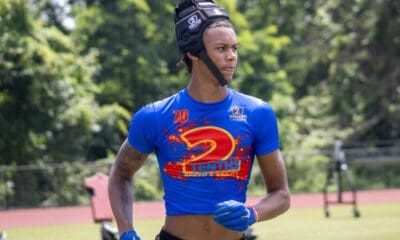 Washington WR Tristan Reed at the 2Tenths Top 150 Camp. June 29, 2025 -- Nathan Breisinger / PSN