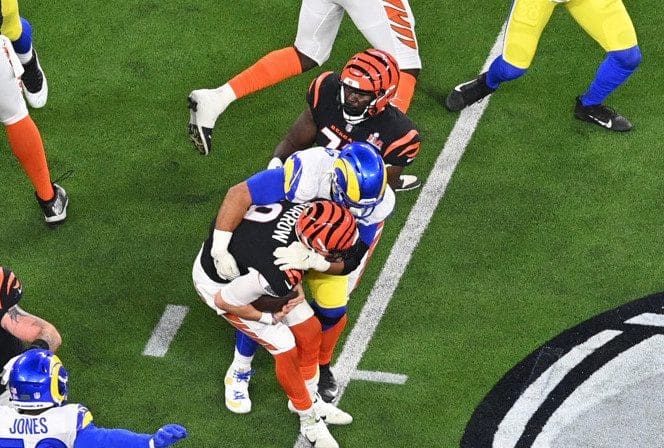Former Pitt defensive lineman Aaron Donald.