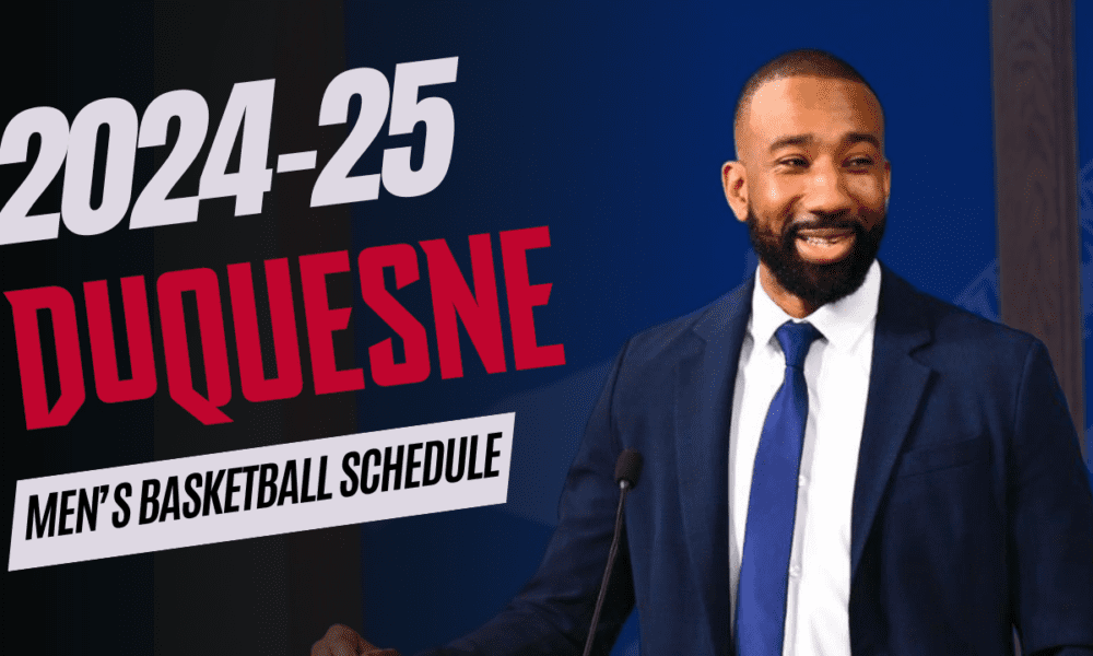 On Tuesday, Sept. 24, Duquesne University released its 2024-25 full men's basketball schedule, including its Atlantic 10 games.