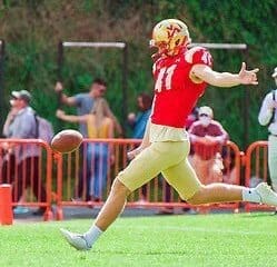 Pitt punting target Jack Culbreath.