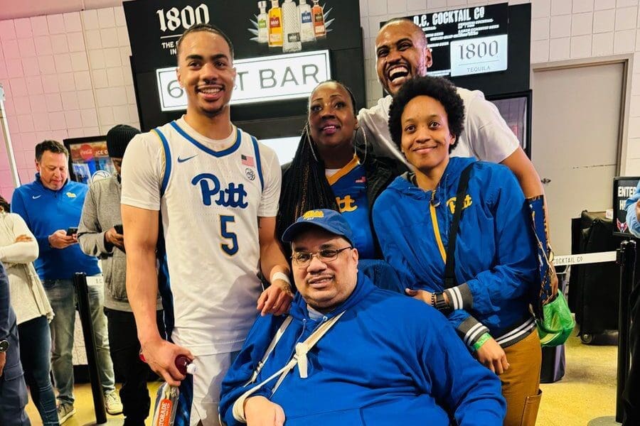 Pitt guard Ishmael Leggett has been vocal about his tight-knit relationship with his father since he arrived at Pitt.