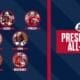 The lineup of preseason NEC award winners for the Dukes (Photo: Duquesne Football via Twitter)