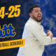 With the addition of Pitt's conference slate, we now have the full 2024-25 Pitt men's basketball schedule. 
