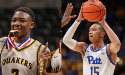 In CBS Sports' latest NBA Mock Draft, two names from Pittsburgh were included in the first round projection: Jaland Lowe and Adou Thiero.