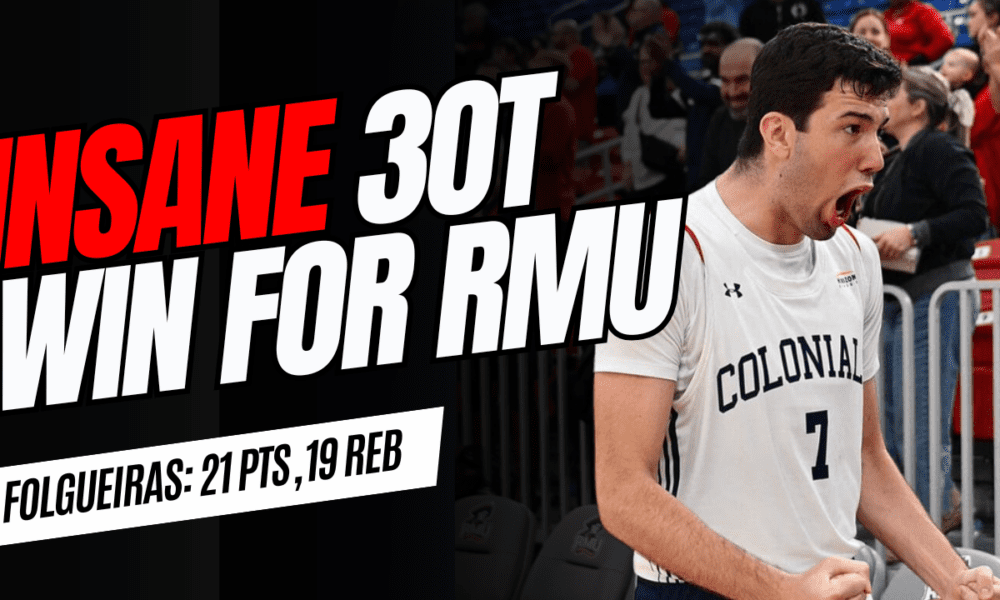 Robert Morris won a wild triple-overtime game on Sunday afternoon over Northern Kentucky, and I break it down here on The Hoops Report.