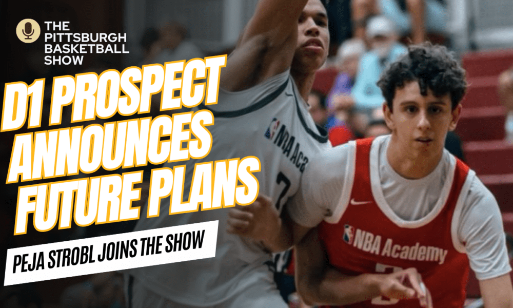 On Monday Peja Strobl joined The Pittsburgh Basketball Show to break down his future plans regarding basketball.