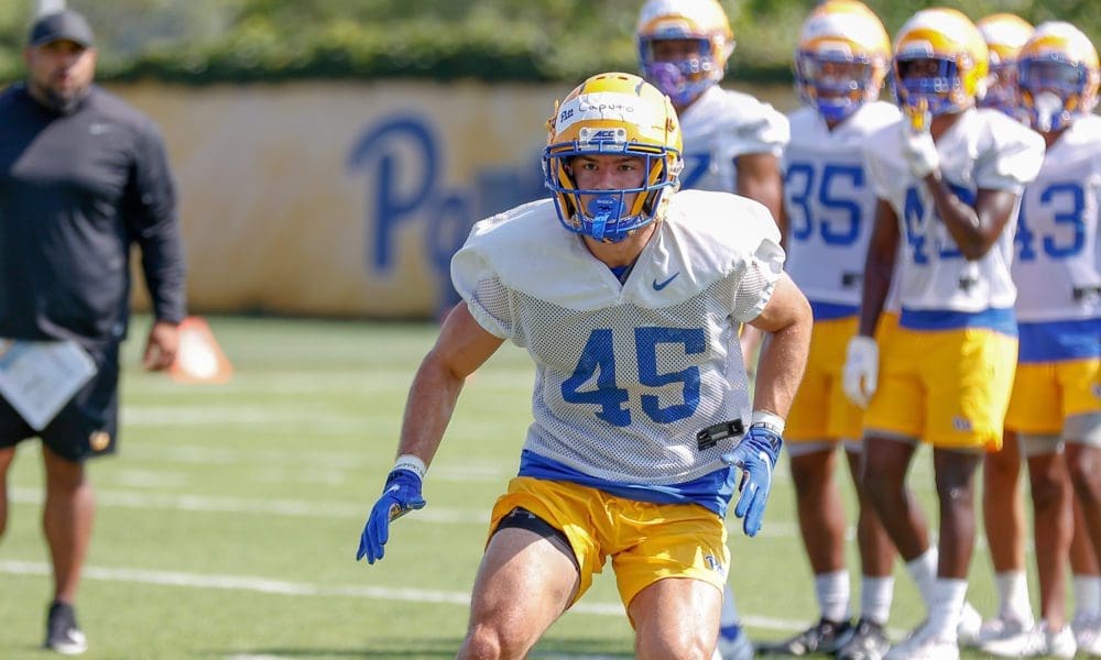 Pitt defensive back Dante Caputo